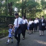 神域はとても涼しいね。の様子