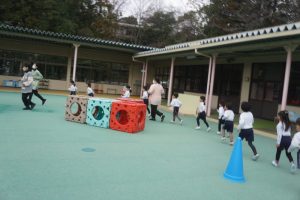 みんなでミニマラソンです🏃💨の様子