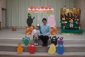 プレゼントをいただいてから記念撮影☆の様子