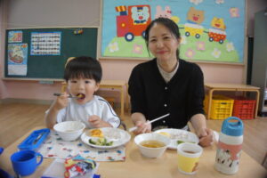 とっても美味しかったね♪の様子