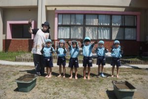 ぞう組さん　土こねのおしあげしてくれてありがとう！の様子