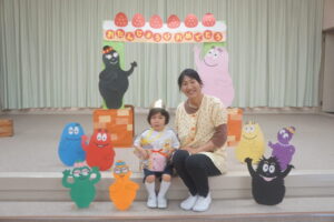 記念写真を撮りました。の様子