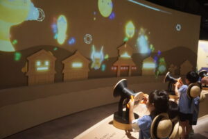 おかげおんど♪ おかげさまたちにリズムを送って花火を上げよう!の様子