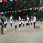 運動会頑張るぞ！の様子